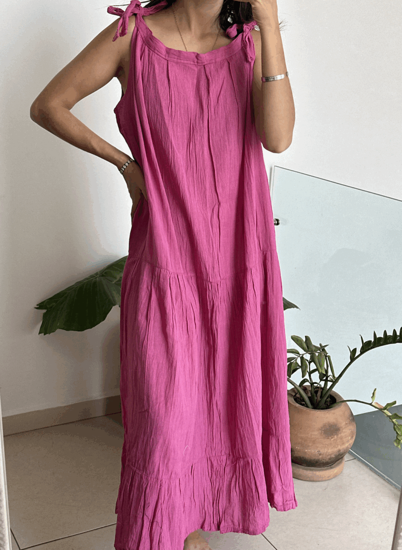 Vestido Grecia Rosa - Imagen 3